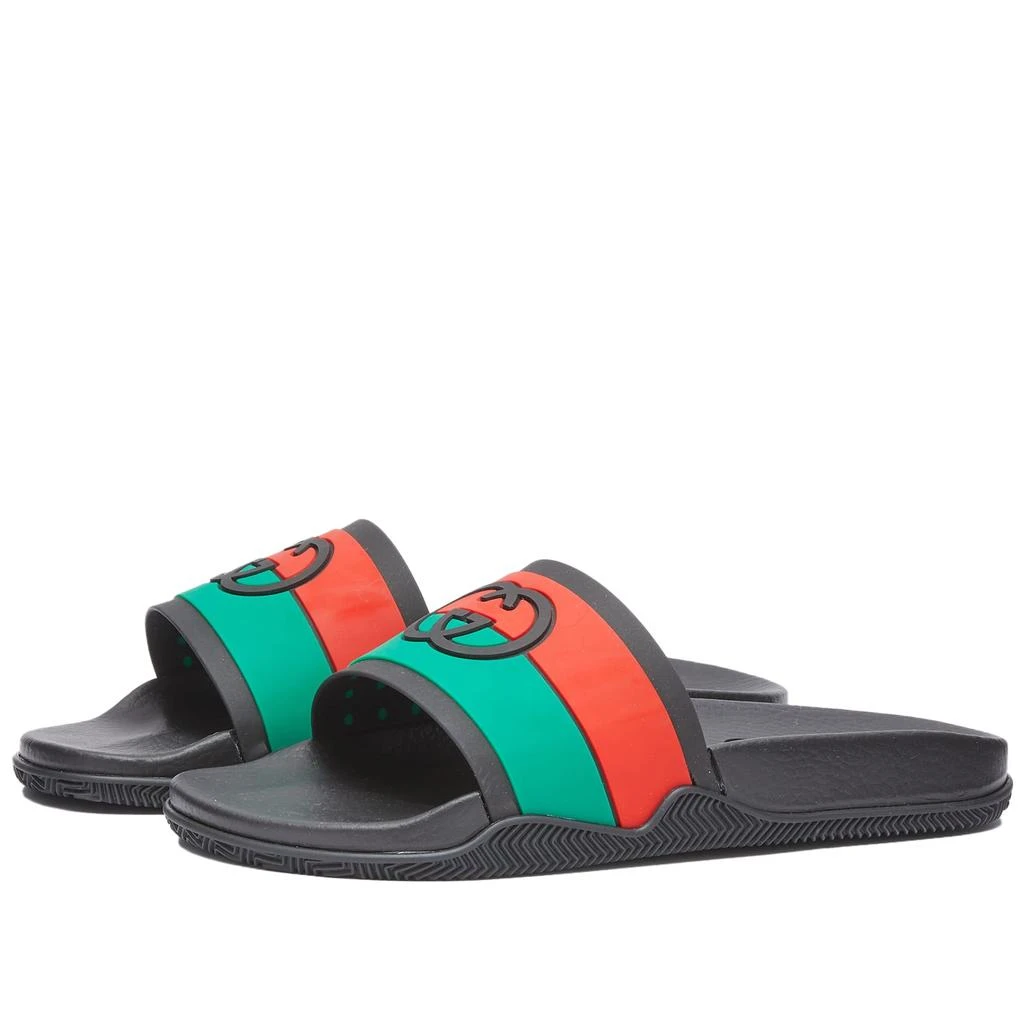商品Gucci|Gucci Rg GG Pool Slide,价格¥2309,第1张图片