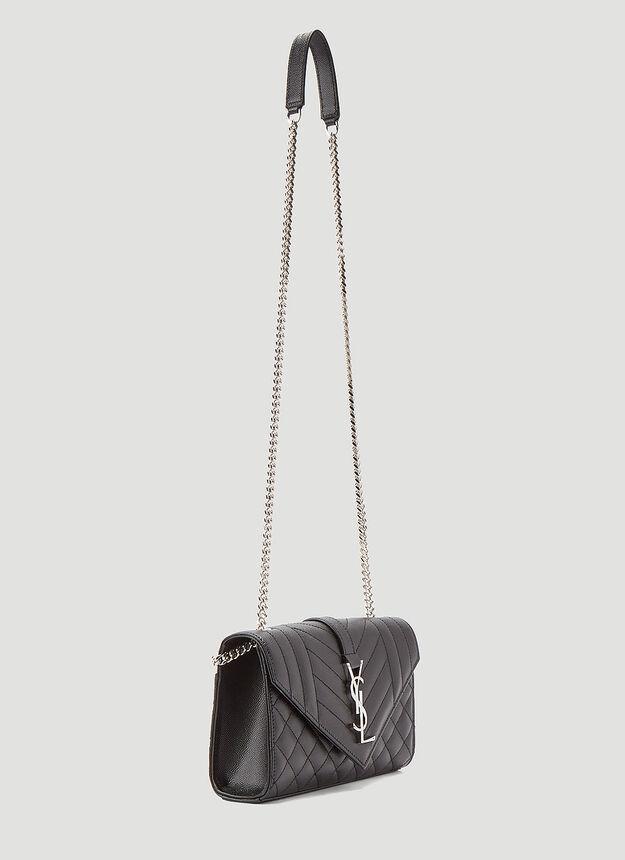 商品Yves Saint Laurent|Envelope Satchel Small Shoulder Bag in Black,价格¥17486,第5张图片详细描述