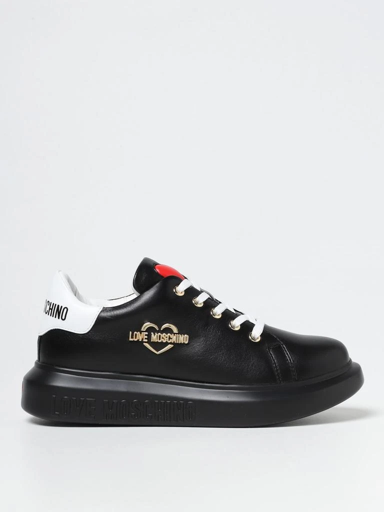 商品Love Moschino|Love Moschino sneakers in leather,价格¥1067,第1张图片