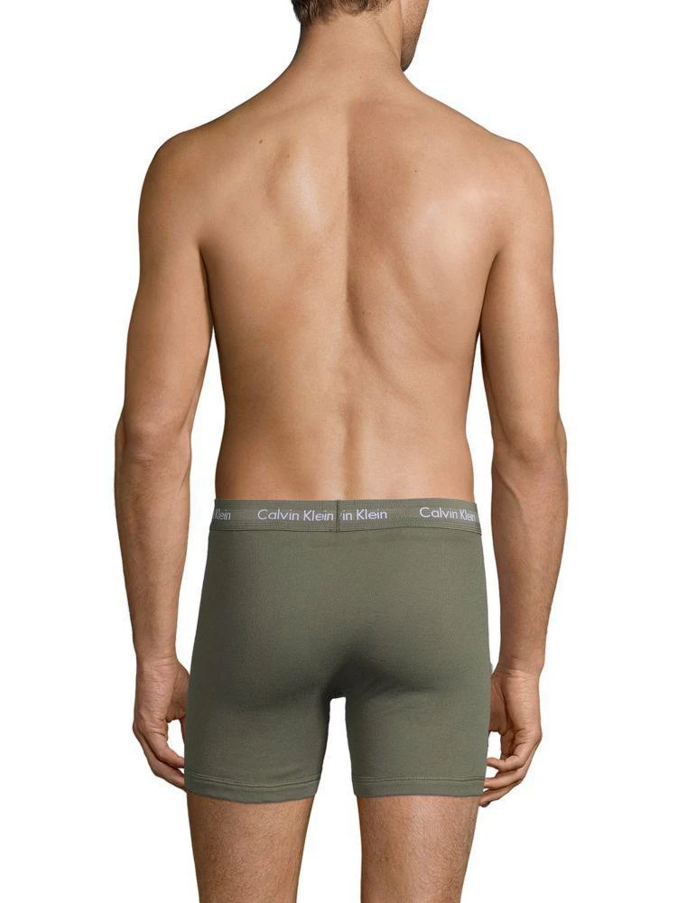 商品Calvin Klein|4-Pack Classic-Fit Cotton Boxer Briefs,价格¥188,第3张图片详细描述