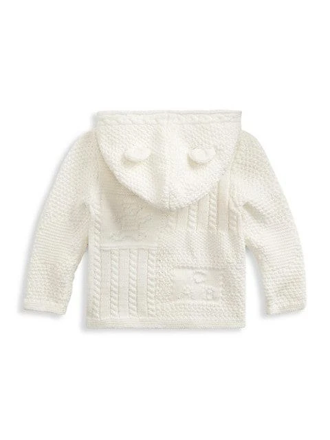 商品Ralph Lauren|Baby's Bear-Ear Hooded Cardigan,价格¥244,第3张图片详细描述