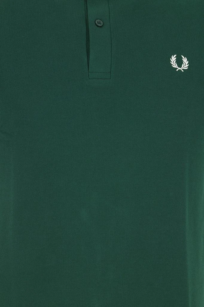 商品Fred Perry|Bottle green piquet polo shirt,价格¥405,第2张图片详细描述