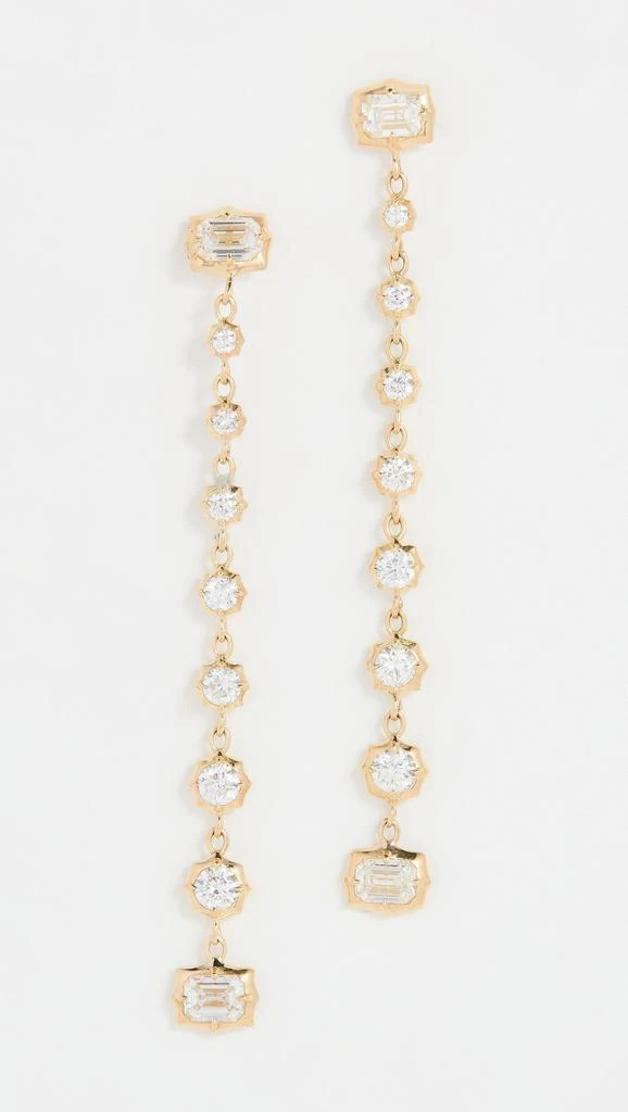 商品Jade Trau|Jade Trau 18k Vanguard 短吊坠耳钉,价格¥70943,第2张图片详细描述
