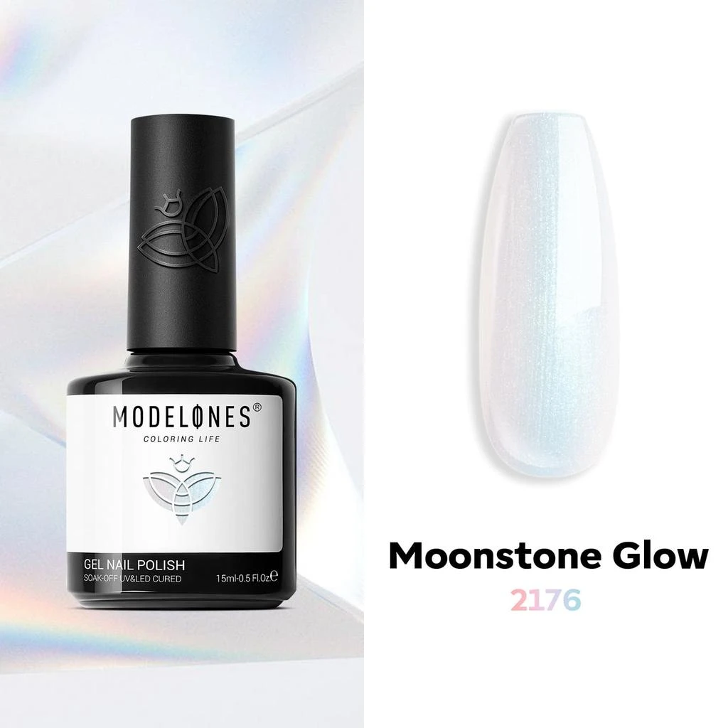 商品[国内直发] MODELONES|Moonstone Glow - Modelones Gel Nail Polish Mermaid Gel 15ml,价格¥75,第1张图片