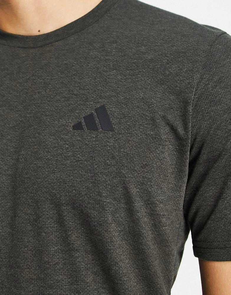 商品Adidas|adidas Training Train Essentials t-shirt in charcoal,价格¥266,第1张图片