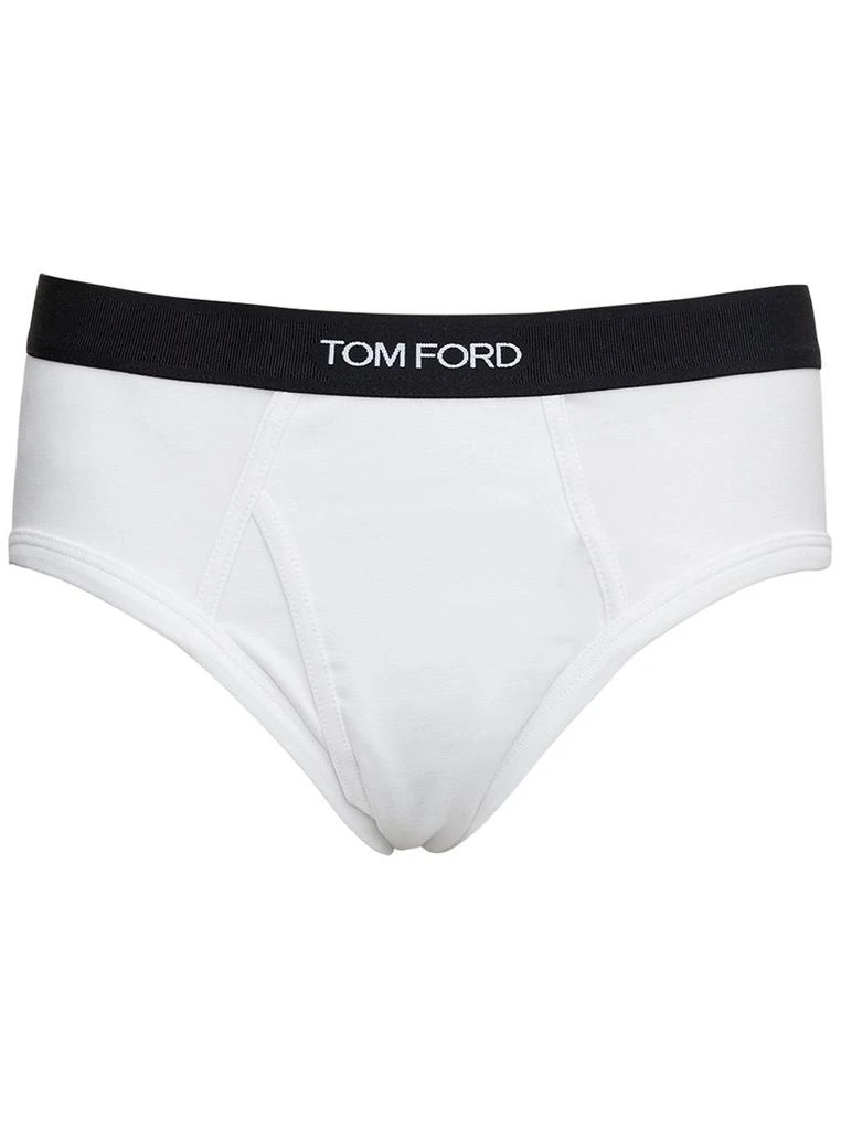 商品Tom Ford|Tom Ford Logo Waistband Stretched Briefs,价格¥490,第1张图片