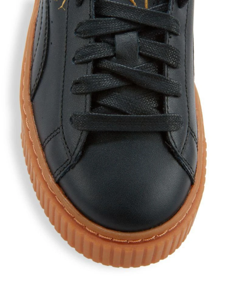 商品Puma|Basket Leather Lace-Up Sneakers,价格¥451,第4张图片详细描述