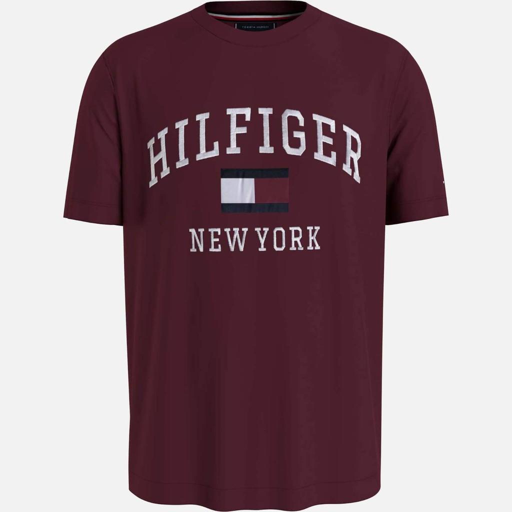 Tommy Hilfiger Men's Modern Varsity T-Shirt - Deep Rouge商品第1张图片规格展示