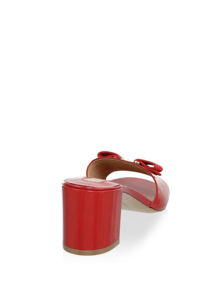 商品Salvatore Ferragamo|Patent Leather Slip-On Sandals,价格¥2580,第2张图片详细描述