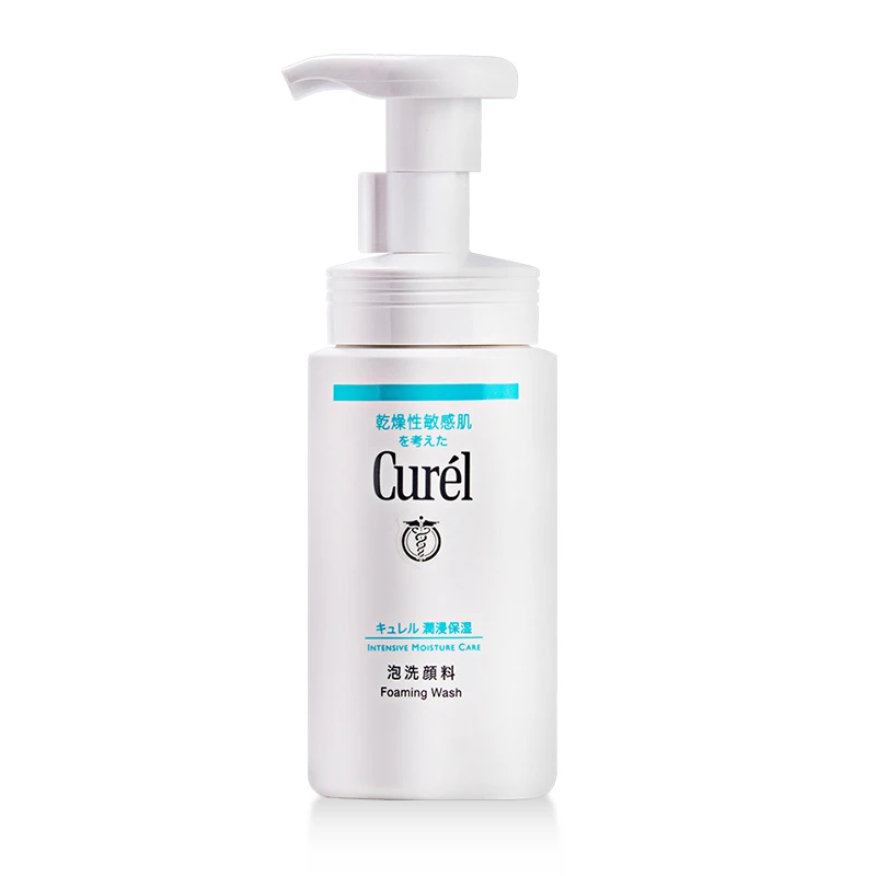 商品[国内直发] Curel|KAO花王 珂润Curel润浸保湿洁颜泡沫洁面 神经酰胺洗面奶150ml,价格¥114,第1张图片