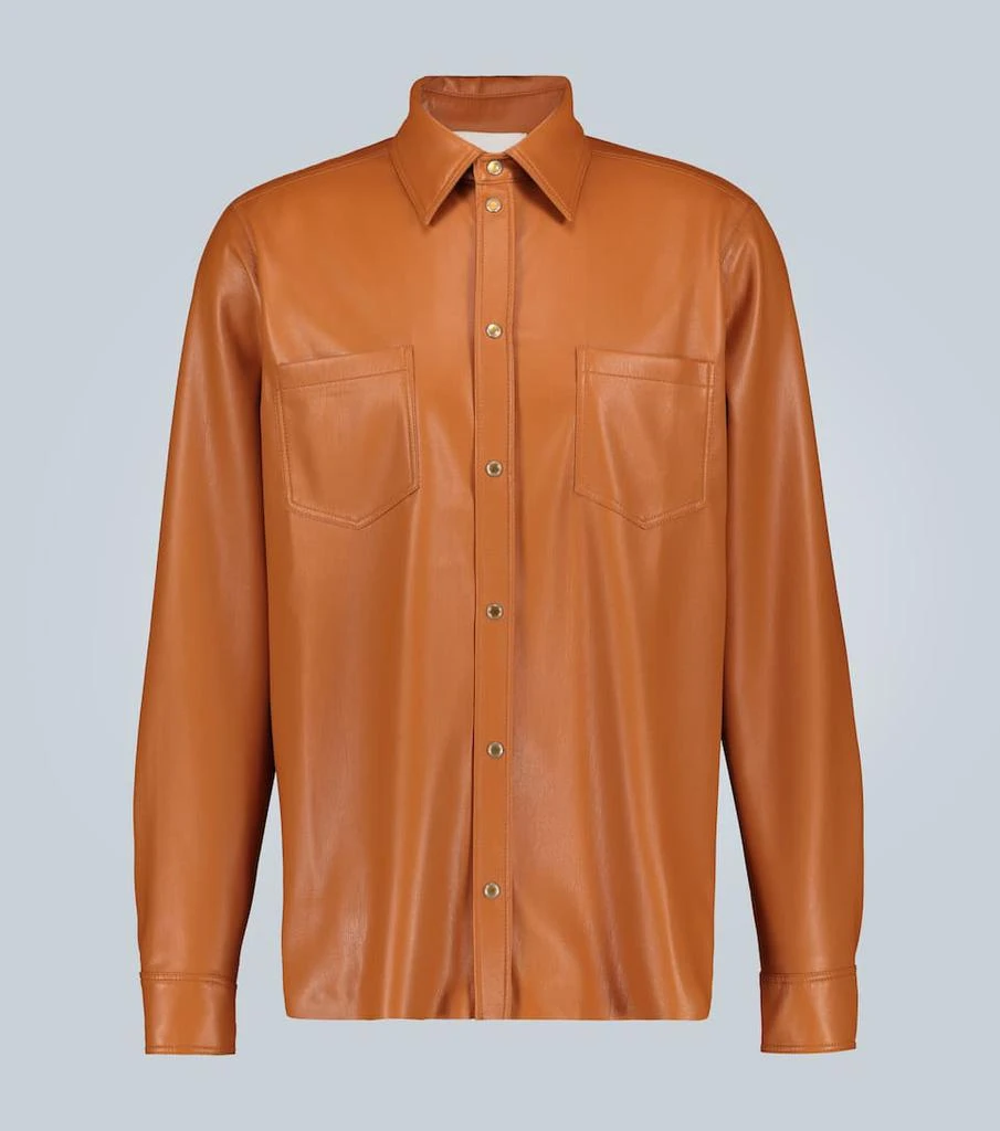 商品Nanushka|Faux-leather shirt,价格¥2192,第1张图片