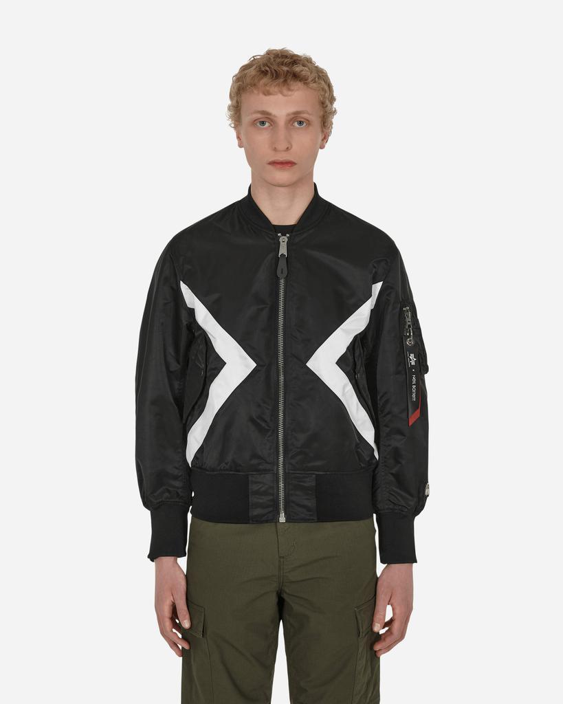 商品Alpha Industries|Neil Barrett Reversible Modernist Bomber Jacket Black,价格¥1470,第1张图片