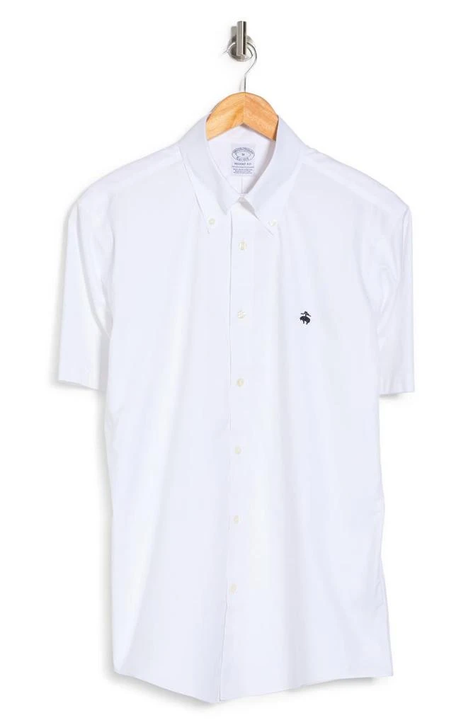 商品Brooks Brothers|Short Sleeve Button-Down Shirt,价格¥414,第3张图片详细描述