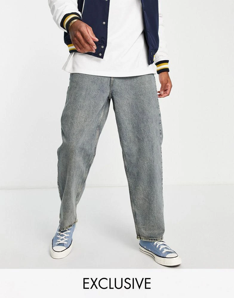 商品Reclaimed Vintage|Reclaimed Vintage inspired 90s baggy dad jean in antique wash,价格¥151,第1张图片