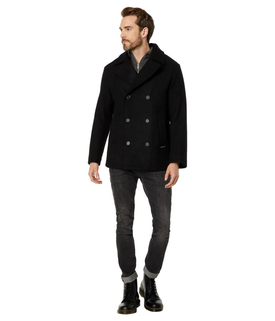 商品Armani Exchange|Double-Breasted Peacoat,价格¥2395,第4张图片详细描述