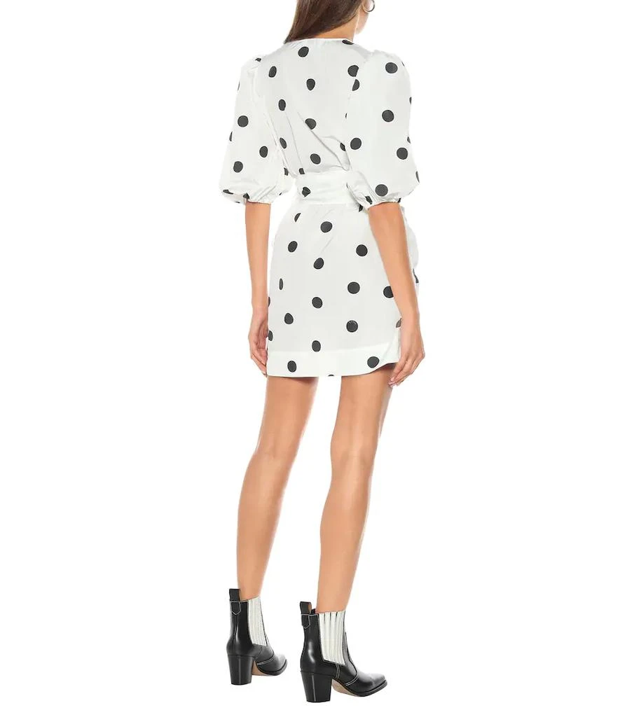 商品Ganni|Polka-dot wrap dress,价格¥1330,第3张图片详细描述