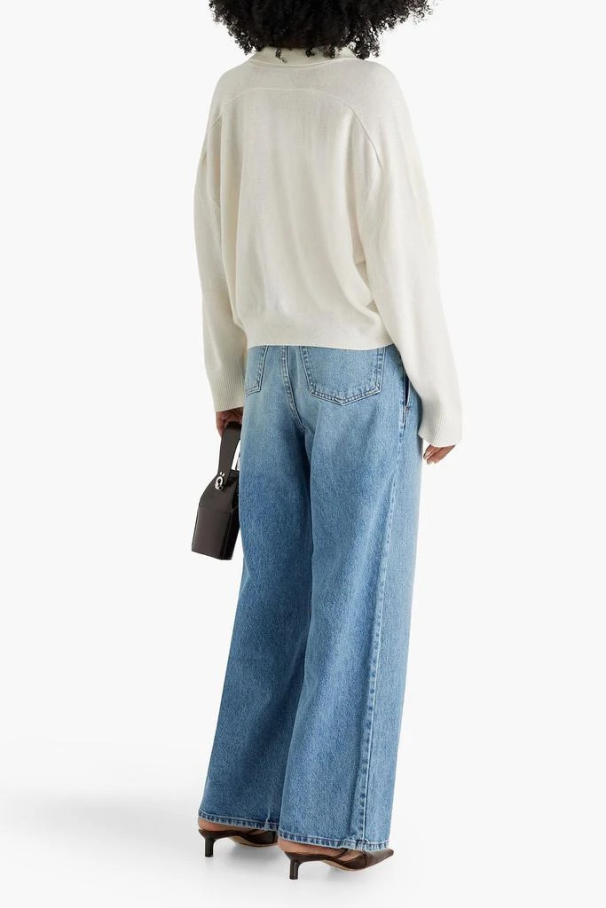 商品Loulou Studio|Forana cashmere polo sweater,价格¥893,第3张图片详细描述