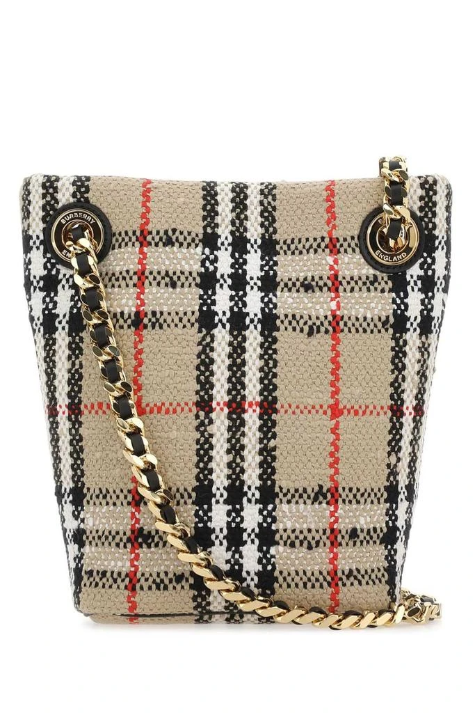 商品Burberry|Burberry Mini Lola Checked Bucket Bag,价格¥6813,第2张图片详细描述