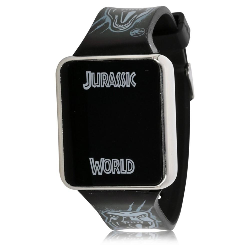 Jurassic Park Kid's Touch LED Screen Black Silicone Strap Watch, 36mm x 33 mm商品第2张图片规格展示