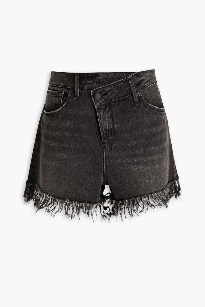 商品Good American|Frayed denim shorts,价格¥286,第1张图片