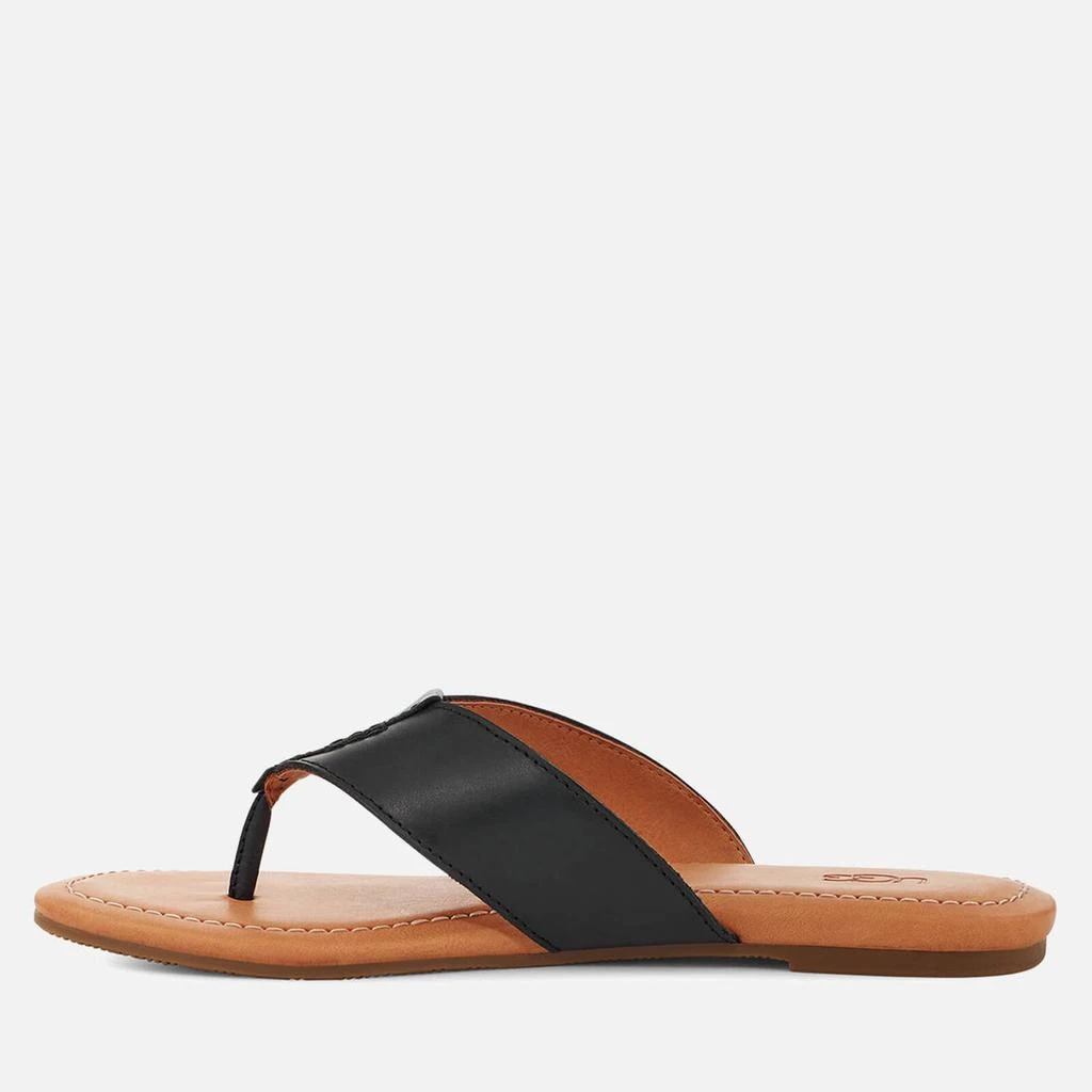 商品UGG|UGG Women's Leather Flip Flops,价格¥287,第3张图片详细描述