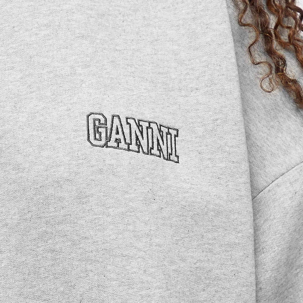 商品Ganni|GANNI Software Logo Longline Crew Sweat,价格¥1314,第2张图片详细描述