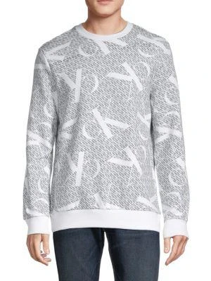 商品Calvin Klein|Logo-Print Pullover,价格¥301,第1张图片