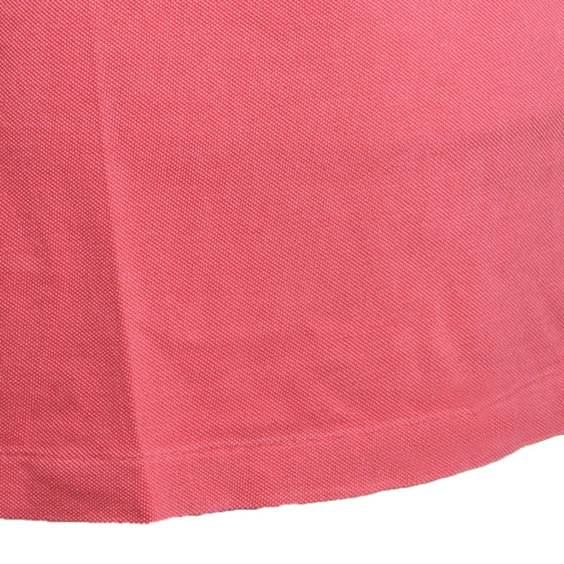 Burberry 博柏利 男士粉色棉质POLO领logo休闲短袖POLO衫 3930320商品第2张图片规格展示