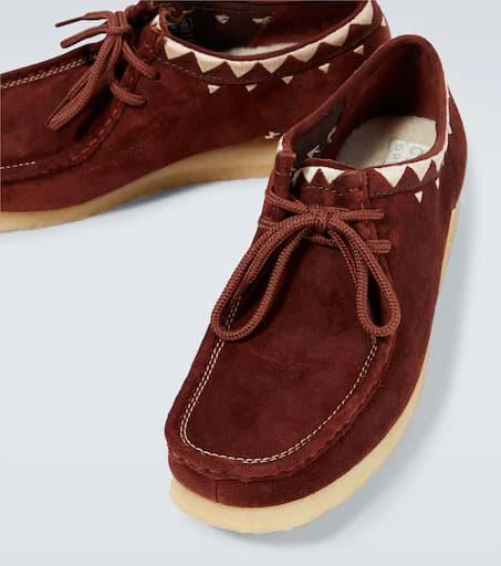 商品Clarks|Wallabee embroidered suede boots,价格¥987,第3张图片详细描述