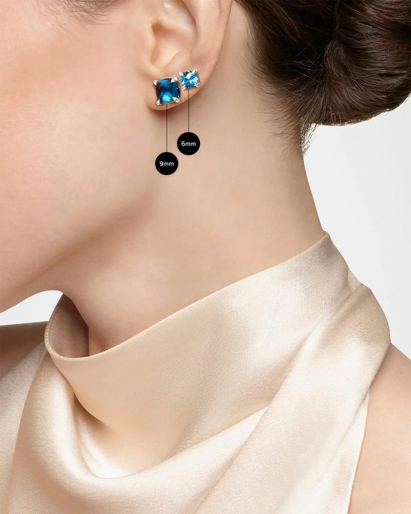 商品David Yurman|Chatelaine Gemstone and Diamond Earrings, 8.5mm,价格¥11439,第5张图片详细描述