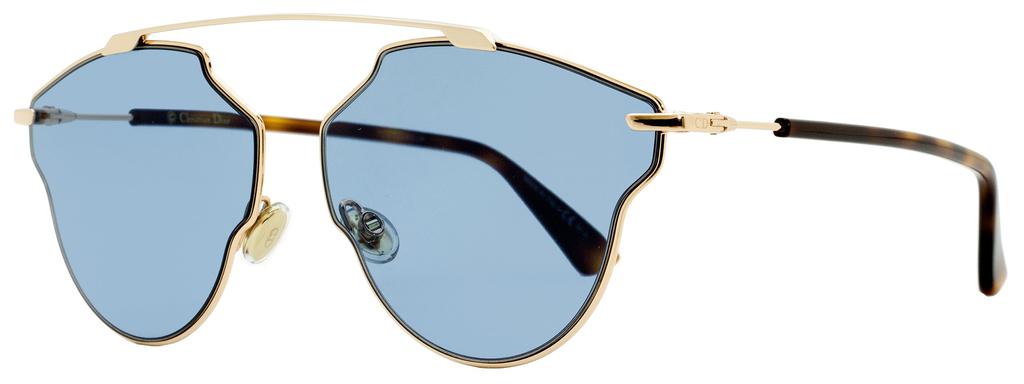 Dior Women's Monochromatic Sunglasses SoRealPop DDBKU Gold/Havana 59mm商品第1张图片规格展示