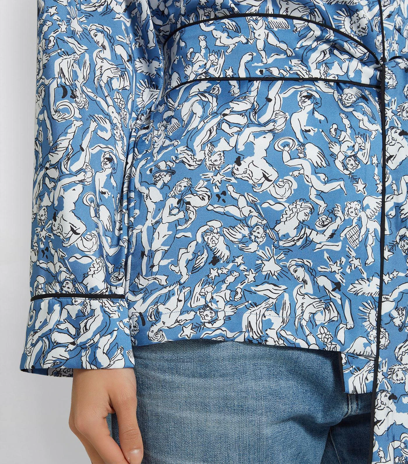 商品Victoria Beckham|Grecian Motif Shirt,价格¥3148,第3张图片详细描述