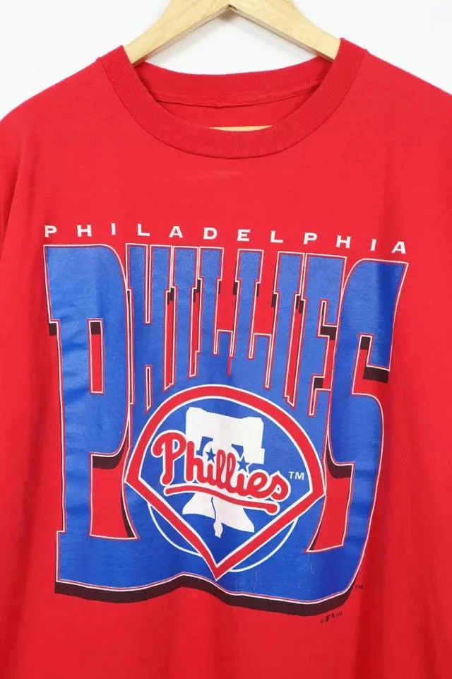 商品Urban Outfitters|Vintage 1995 Philadelphia Philles Red Tee,价格¥559,第2张图片详细描述