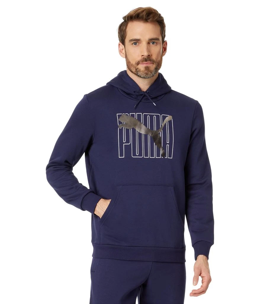 商品Puma|Essentials+ Logo Lab Holiday Pullover Hoodie,价格¥291,第1张图片