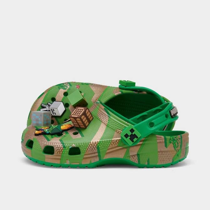 商品Crocs|Big Kids' Crocs x Minecraft Classic Clog Shoes,价格¥223,第1张图片