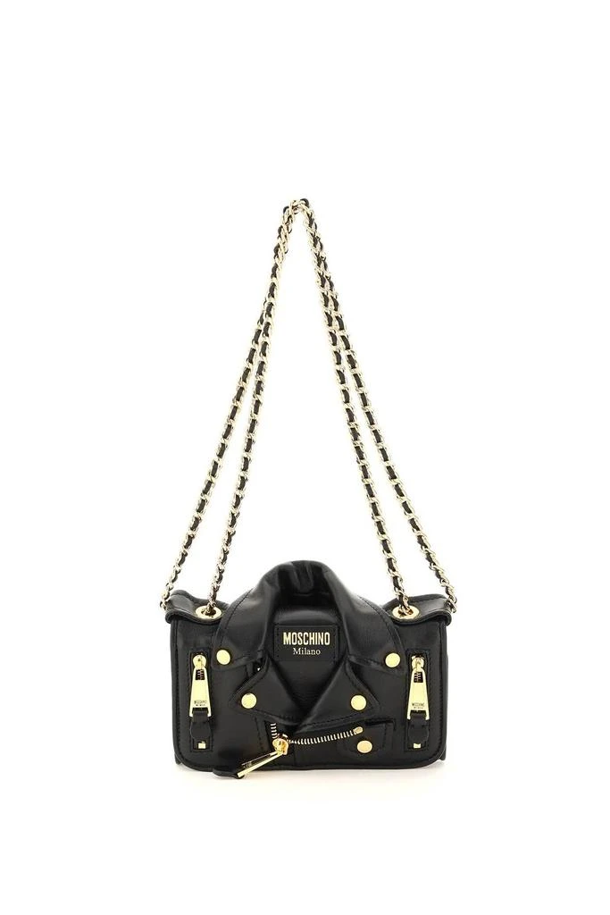 商品Moschino|Moschino Biker Micro Crossbody Bag,价格¥4929,第1张图片