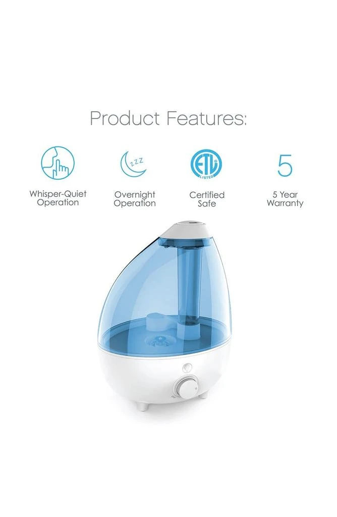 商品PURE ENRICHMENT|MistAire XL Ultrasonic Cool Mist Humidifer,价格¥574,第2张图片详细描述