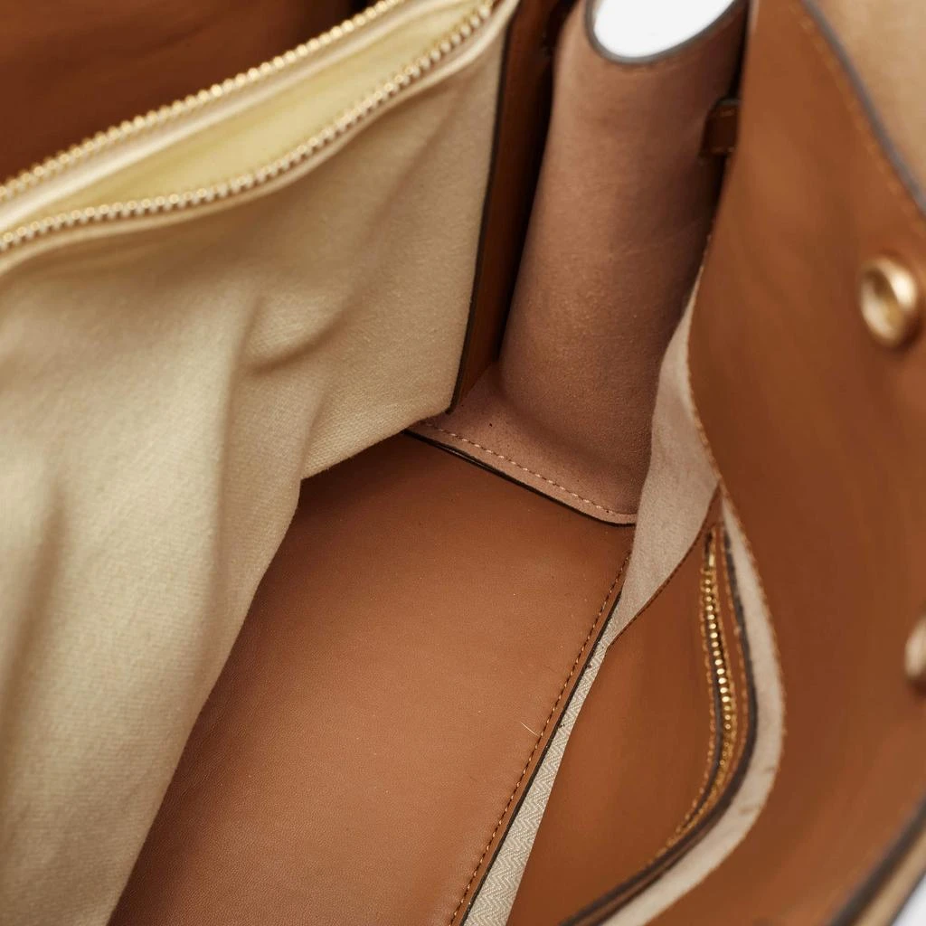 Tory Burch Brown Leather Lee Radziwill Double Bag 商品