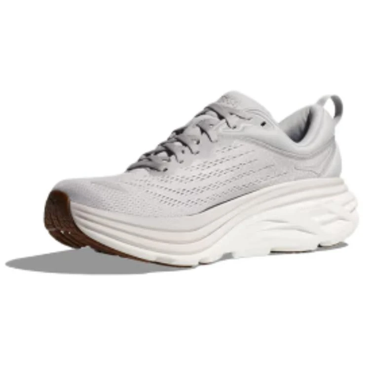 商品[国内直发] Hoka One One|Bondi 8 舒适休闲 网布织物 低帮 长跑跑步鞋 女款 灰,价格¥2199,第3张图片详细描述