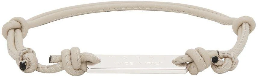 商品Marni|Off-White Leather Bracelet,价格¥1027,第1张图片