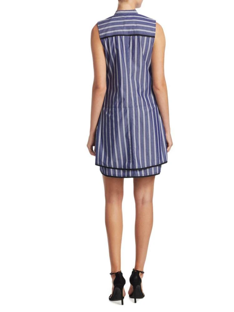 商品Proenza Schouler|Stripe Cotton Flared Dress,价格¥1796,第2张图片详细描述