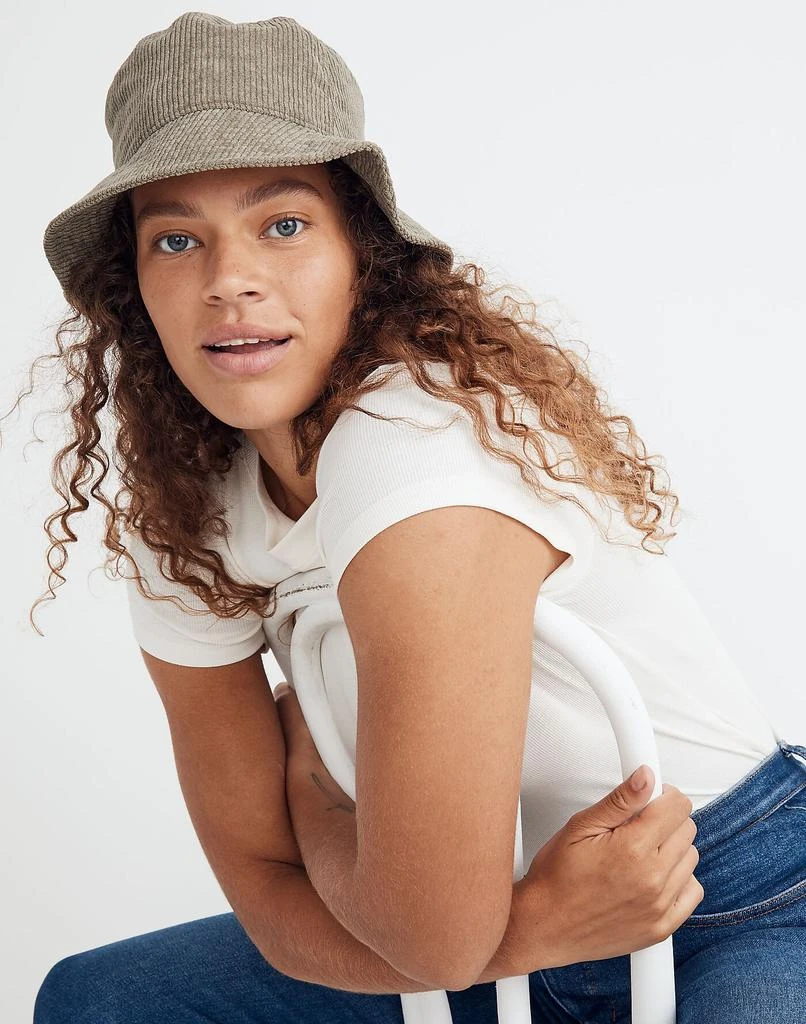 商品Madewell|Corduroy Bucket Hat,价格¥159,第2张图片详细描述