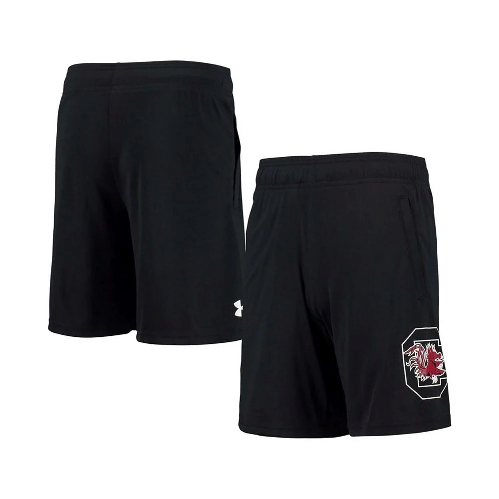 商品Under Armour|Youth Black South Carolina Gamecocks Tech Shorts,价格¥238,第1张图片