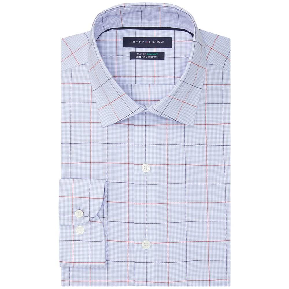 商品Tommy Hilfiger|Men's Flex Slim-Fit Cotton Dress Shirt,价格¥239,第1张图片