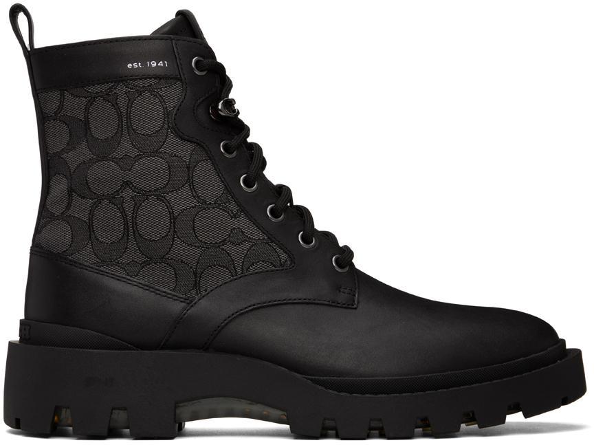 商品Coach|Black Citysole Boots,价格¥1564,第1张图片