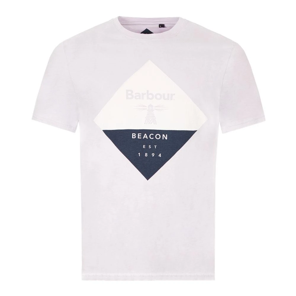 商品Barbour|Barbour Beacon T-Shirt Diamond Logo - Purple,价格¥90,第1张图片