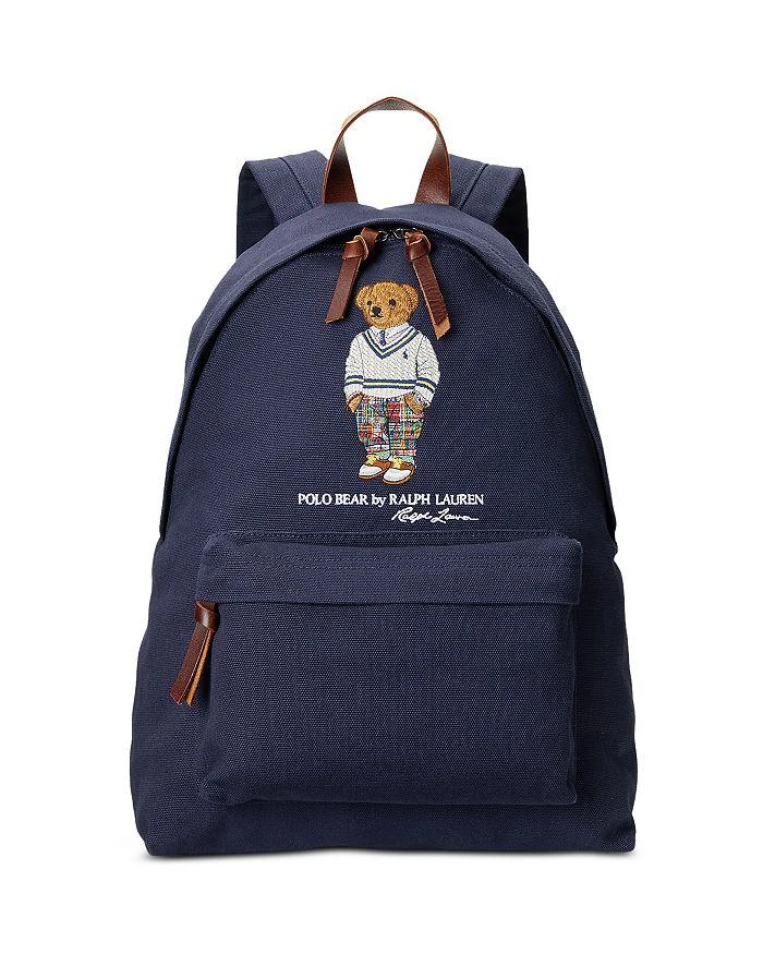 商品Ralph Lauren|Polo Bear Canvas Backpack,价格¥832,第1张图片