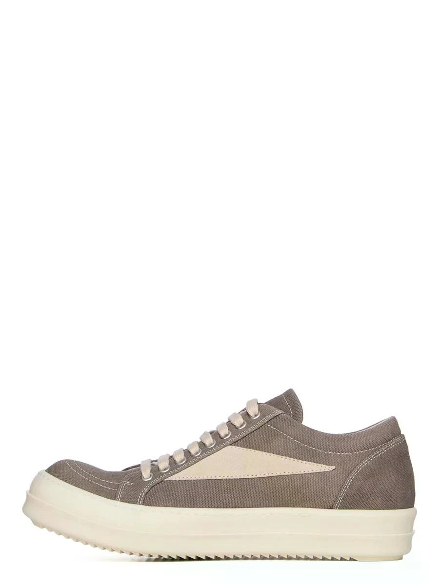 商品【商品预售7天】 Rick Owens|Rick Owens 男士运动鞋 DU01E3803CVSLVS3411DUSTMILKMILK 深卡其布色,价格¥4256,第4张图片详细描述