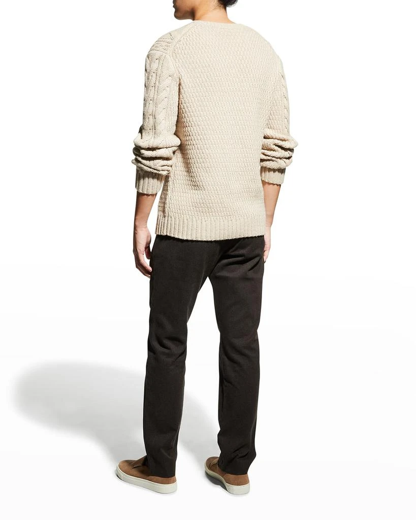 商品Vince|Men's Wool-Cashmere Cable Sweater,价格¥1042,第4张图片详细描述
