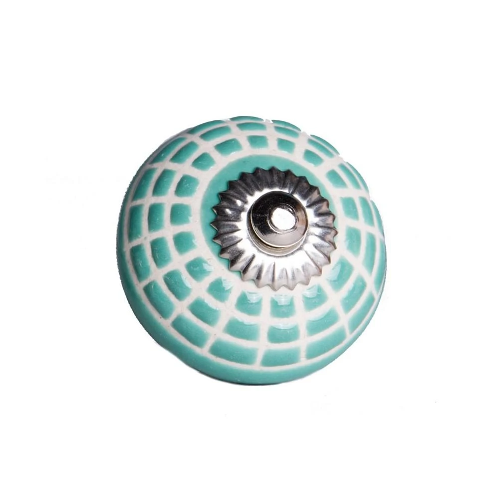 商品KNOB-IT|Handpainted Ceramic Knob Set of 8,价格¥313,第2张图片详细描述